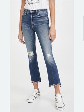 Mother Insiders Crop Step Chew jeans Dancing on coals 24